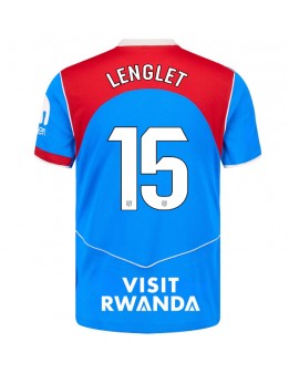 Atletico Madrid Clement Lenglet #15 Ausweichtrikot 2025-26 Kurzarm